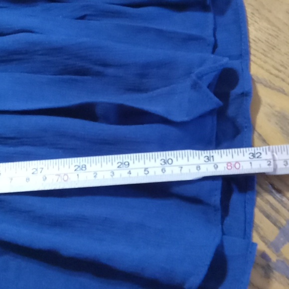 MISA LOS ANGELES LA Womens DRESS XS NAVY BLUE Mini Casual Party Preowned COTTON - Picture 5 of 12